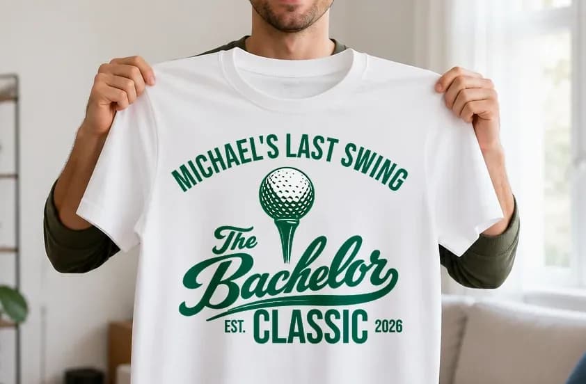 The Bachelor Classic Personalized Bachelor Trip T-Shirt