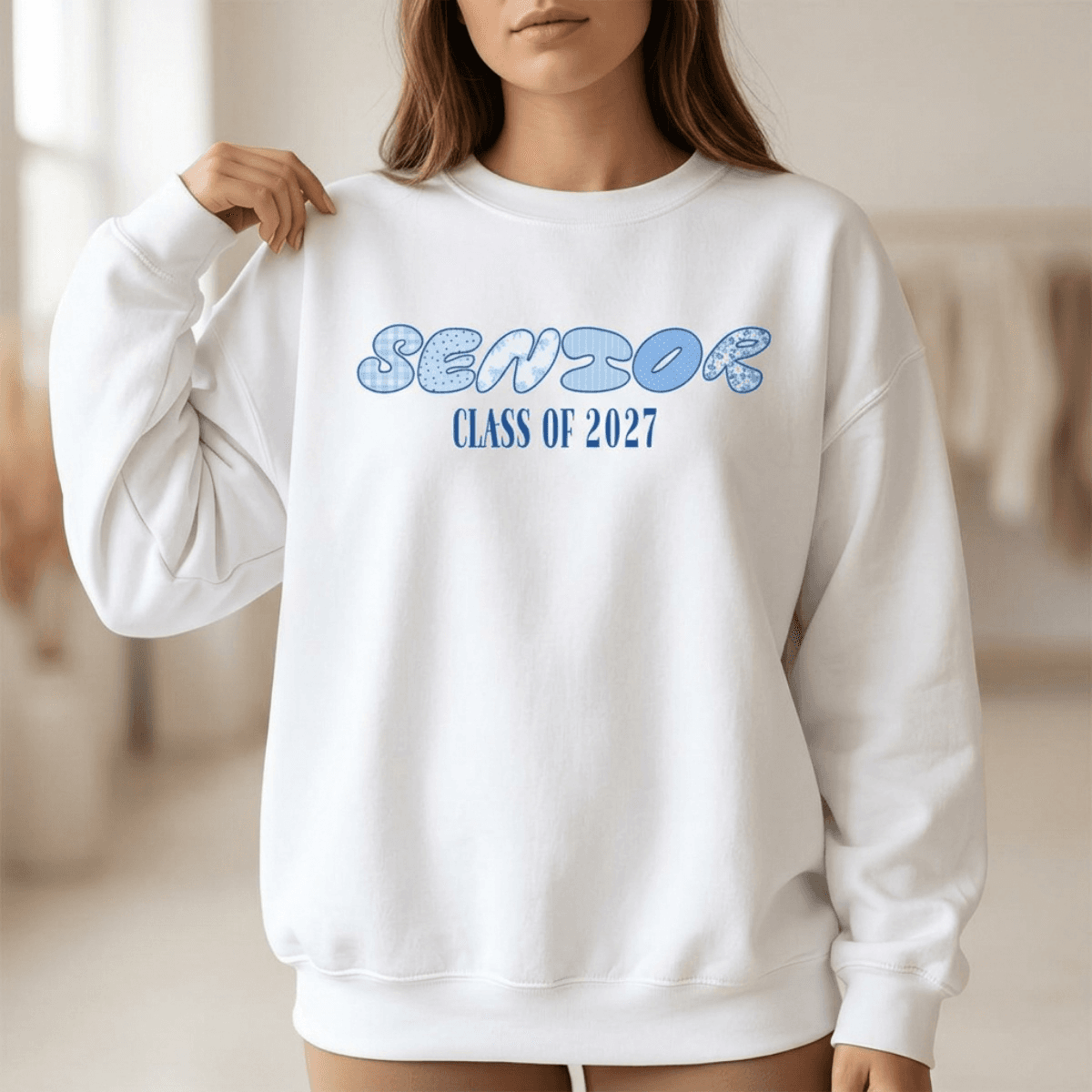 Cute Senior Class of Custom Year Sweatshirt - Hero